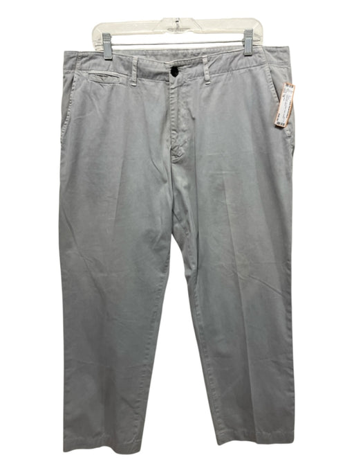 Billy Reid Size 38 Light Gray Cotton Solid Khakis Men's Pants Light Gray / 38