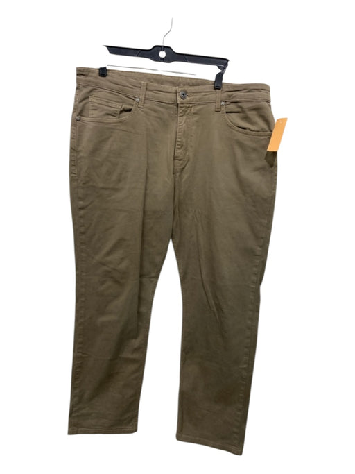 Paige Size 38 Dark Tan Cotton Blend Solid Khakis Men's Pants Dark Tan / 38