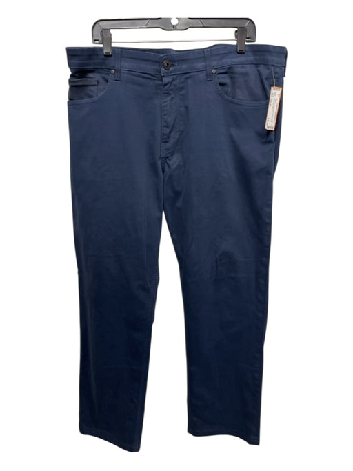 Paige Size Est 36 Blue Cotton Blend Solid Khakis Men's Pants Blue / Est 36