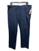 Paige Size Est 36 Blue Cotton Blend Solid Khakis Men's Pants Blue / Est 36
