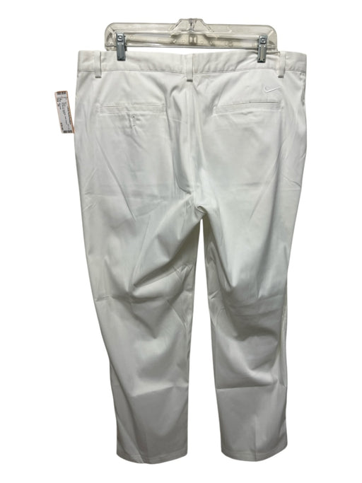 Nike Golf Size 38 White Synthetic Solid Khakis Men's Pants White / 38