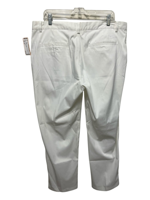 Nike Golf Size 38 White Synthetic Solid Khakis Men's Pants White / 38