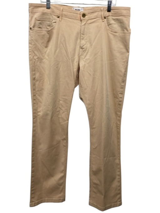 Paige Size Est 36 Orange Cotton Blend Solid Khakis Men's Pants Orange / Est 36