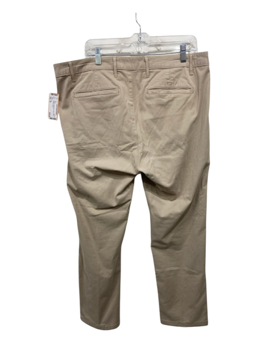 AG Size 38 Beige Cotton Blend Solid Khakis Men's Pants Beige / 38