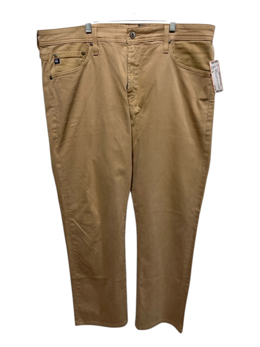 AG Size 36 Dark Tan Cotton Blend Solid Khakis Men's Pants Dark Tan / 36