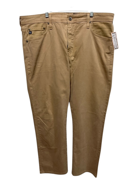 AG Size 36 Dark Tan Cotton Blend Solid Khakis Men's Pants Dark Tan / 36