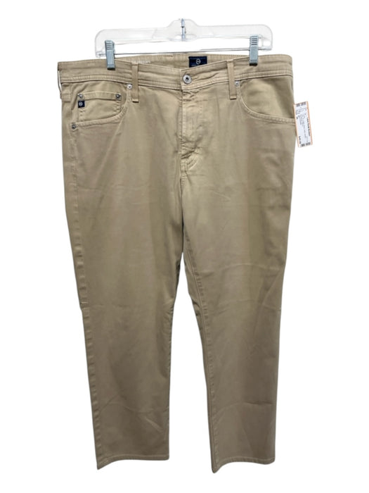 AG Size 36 Tan Cotton Blend Solid Khakis Men's Pants Tan / 36