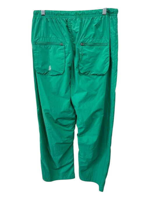 Free People Movement Size M Teal Green Nylon Elastic Drawstring Pockets Pants Teal Green / M