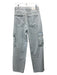 Zara Size 26 Light Wash Cotton Denim High Rise Straight Wide Cargo Jeans Light Wash / 26