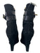 Givenchy Shoe Size 6 Black Leather Suede Ankle Wrap Goldtone Hardware Booties Black / 6