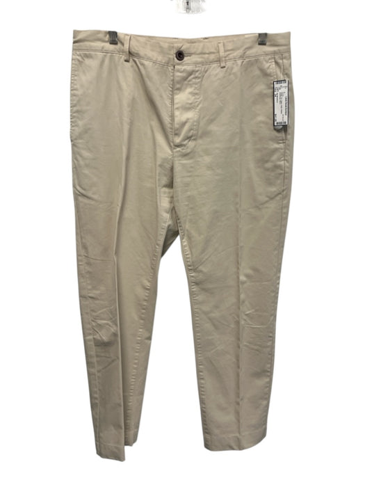Sid Mashburn Size 34 Beige Cotton Solid Khakis Men's Pants Beige / 34