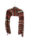 Missoni Orange & Brown Wool Knit Chevron scarf Orange & Brown / One Size