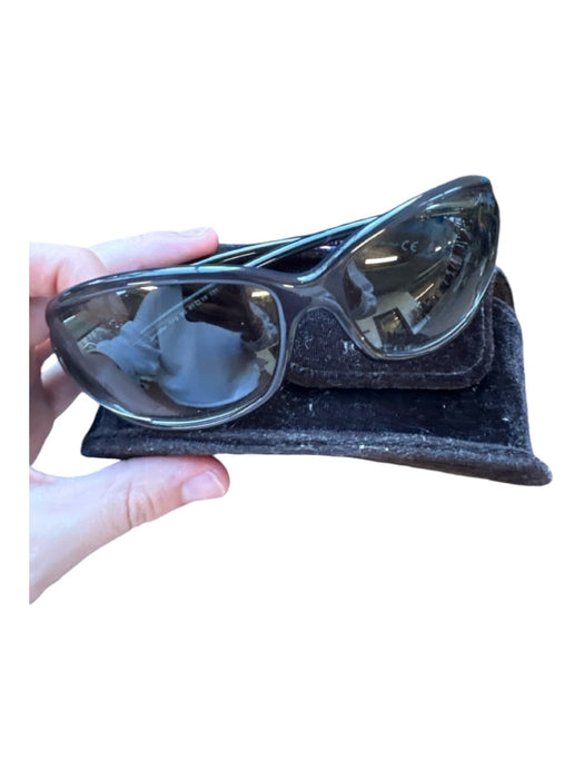 Tom Ford Black & Gold Acetate Rectangle Sunglasses Black & Gold