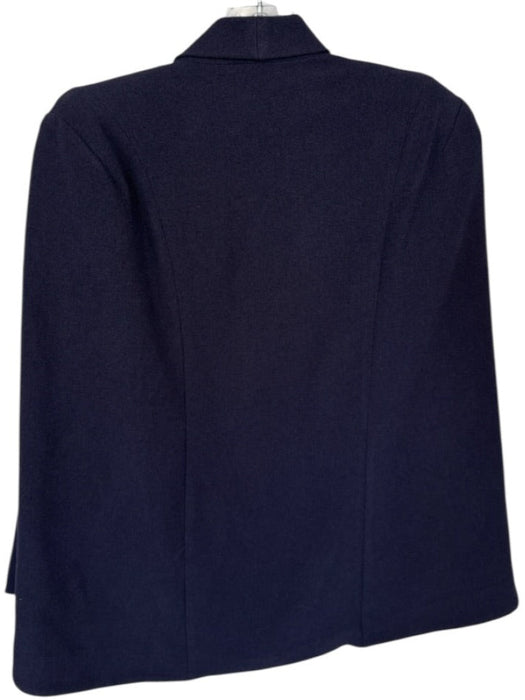 Project Gravitas Size XS Navy Polyester Shoulder Pads Open Front Blazer Navy / XS
