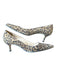 Manolo Blahnik Shoe Size 38 Brown & Black Leather Animal Print Kitten Heel Pumps Brown & Black / 38