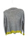 Caryn Lawn Size One Size Gray & Yellow Acrylic Blend Knit Long Sleeve Sweater Gray & Yellow / One Size