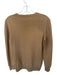 Tory Burch Size S Camel Cashmere Long Sleeve Crew Neck Knit Sweater Camel / S