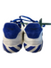 Off White Shoe Size 39 White & Blue Canvas Almond Toe Lace Up Logo Sneaker Shoes White & Blue / 39
