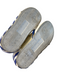 Off White Shoe Size 39 White & Blue Canvas Almond Toe Lace Up Logo Sneaker Shoes White & Blue / 39