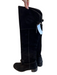 Gucci Shoe Size 37 Black Suede Almond Toe Back Buckle Over the Knee Riding Boots Black / 37
