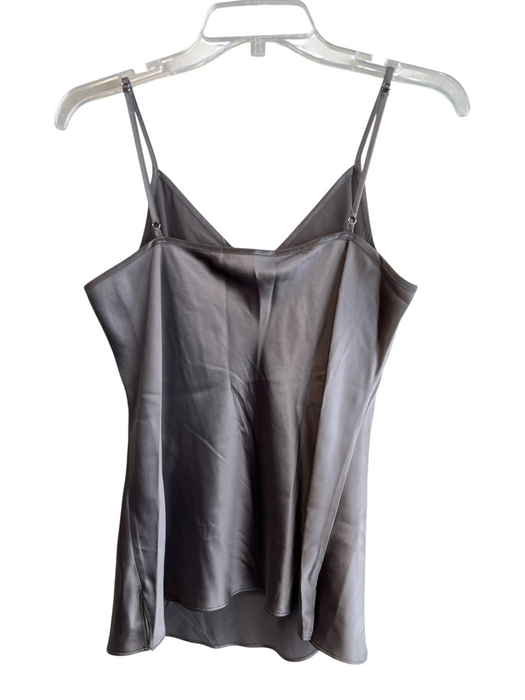 Veronica Beard Size 6 Gray Silk Satin Adjustable spaghetti straps Tank Top Top Gray / 6