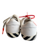 Off White Shoe Size 39 White & Black Canvas Almond Toe Lace Up Logo Shoes White & Black / 39