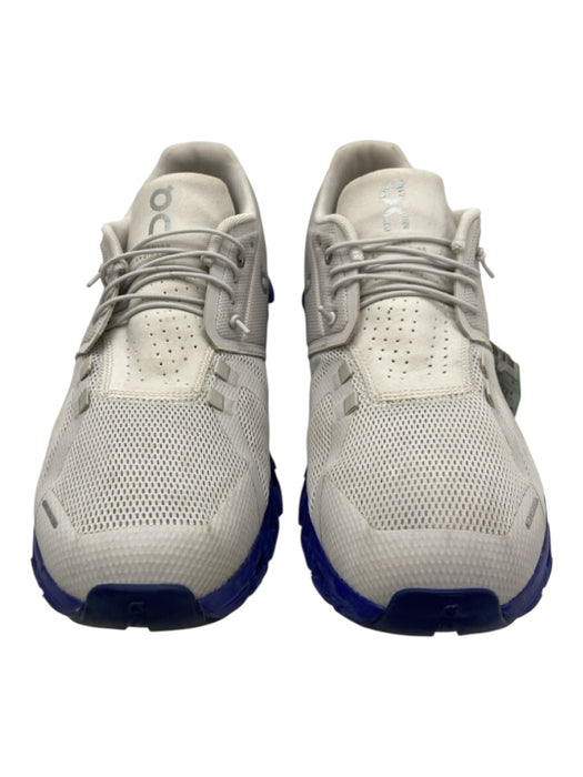 On Cloud Shoe Size 10.5 Gray & Blue Synthetic Solid Trainer Sneaker Men's Shoes Gray & Blue / 10.5