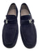 Salvatore Ferragamo Shoe Size 9E Navy Suede loafer Men's Shoes 9E