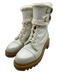 See By Chloe Shoe Size 39 Cream Leather Upper Shearling Trim Buckle Detail Boots Cream / 39