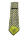 Emilio Pucci Green & White Silk All Over Print Men's Tie Green & White