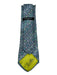 Emilio Pucci Blue & Multi Silk All Over Print Men's Tie Blue & Multi