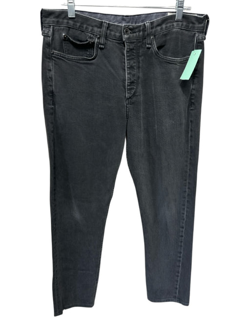 Rag & Bone AS IS Size 34 Gray Cotton Blend Washed Slim Jean Men's Pants Gray / 34