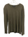 Robert Barakett Size L Olive Green Cotton Solid Men's Long Sleeve Shirt Olive Green / L
