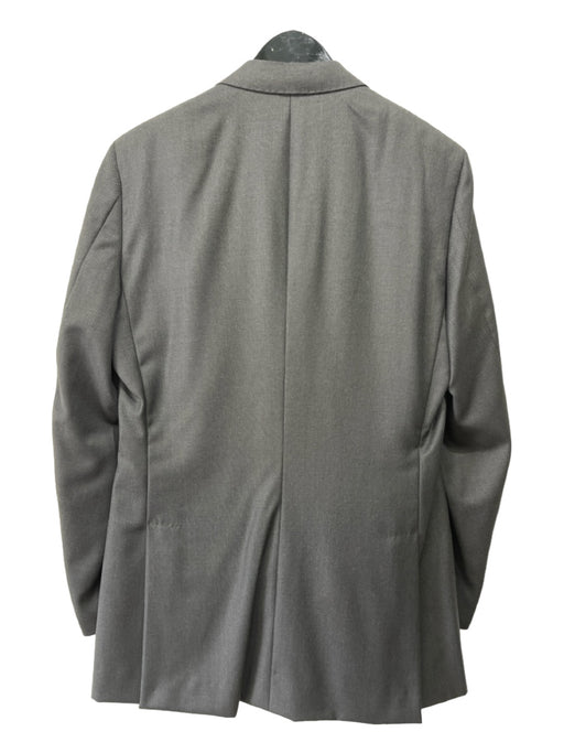 Edgar Pomeroy Dark Gray Wool Solid 2 Button Men's Suit Est 42