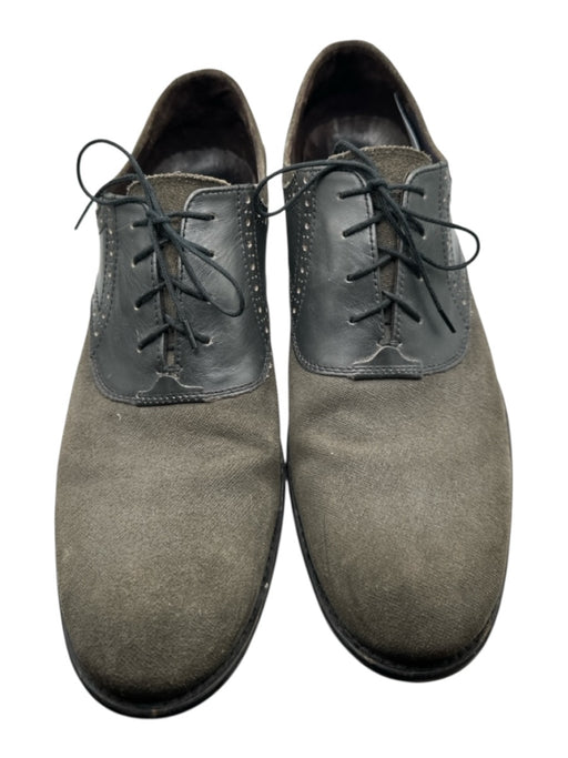 John Varvatos Shoe Size 10 Brown & Black Leather Lace Up Men's Shoes Brown & Black / 10