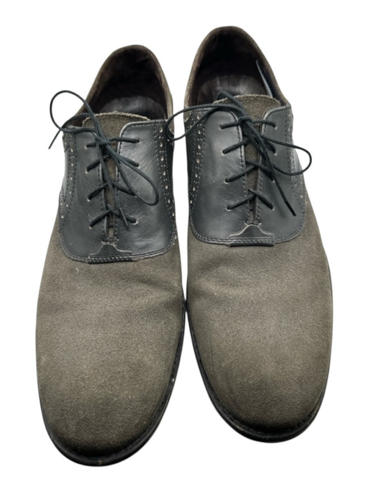 John Varvatos Shoe Size 10 Brown & Black Leather Lace Up Men's Shoes Brown & Black / 10