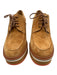 Clergerie Shoe Size 39.5 Tan Brown Suede leather Almond Toe Lace Up Loafers Tan Brown / 39.5