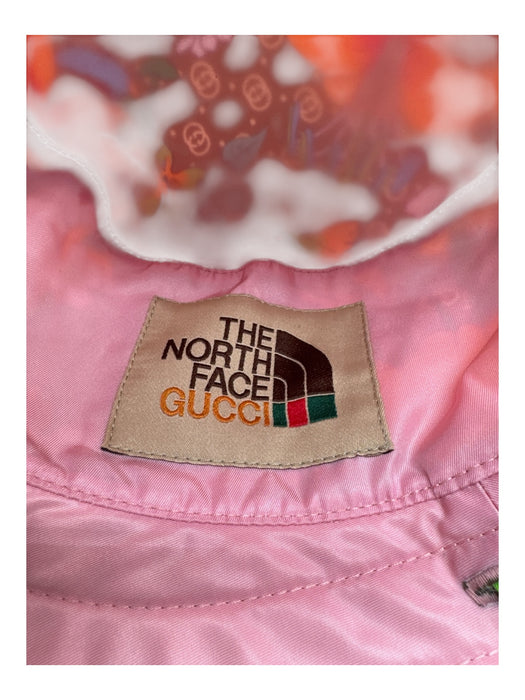 North Face Gucci Orange, Green, Blue Polymide Tassel Floral Monogram Bucket Hat Orange, Green, Blue / S