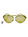 Versace Yellow Metal tinted frames Medusa Aviator Sunglasses Yellow
