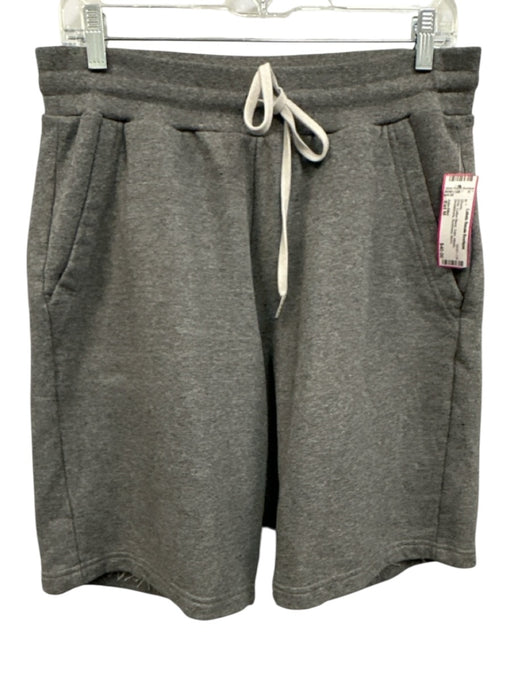 John Elliot Size Est M Gray Cotton Blend Solid Athletic Sweatshorts Men's Shorts Gray / Est M
