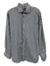 Polo Size 16 Blue & White Cotton Gingham Button up Men's Long Sleeve Shirt Blue & White / 16