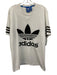 Adidas Size XL White & Black Synthetic Mesh Athletic Men's Short Sleeve White & Black / XL