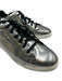 Fendi Shoe Size 12 Silver Leather Solid Sneaker Men's Shoes Silver / 12