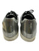 Fendi Shoe Size 12 Silver Leather Solid Sneaker Men's Shoes Silver / 12
