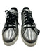 Fendi Shoe Size 12 Silver Leather Solid Sneaker Men's Shoes Silver / 12