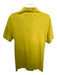 Burberry Size XL Yellow Cotton Solid Polo Men's Short Sleeve XL