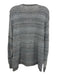 Billy Reid Size XL Gray & White Wool Blend Men's Sweater Gray & White / XL