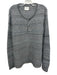 Billy Reid Size XL Gray & White Wool Blend Men's Sweater Gray & White / XL