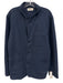 Taylor Stitch Blue Cotton Blend Solid 3 button Men's Blazer Blue / 42