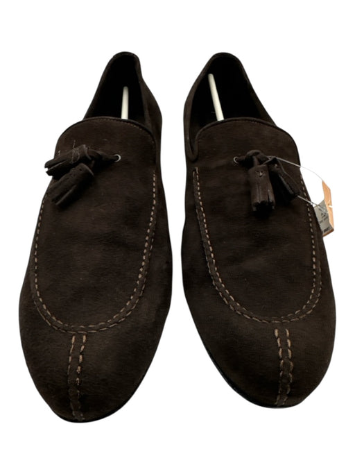 Alberto Moretti Shoe Size 12 Brown Suede Solid Loafer Men's Shoes Brown / 12
